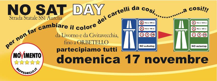 Banner NO SAT DAY (logo)